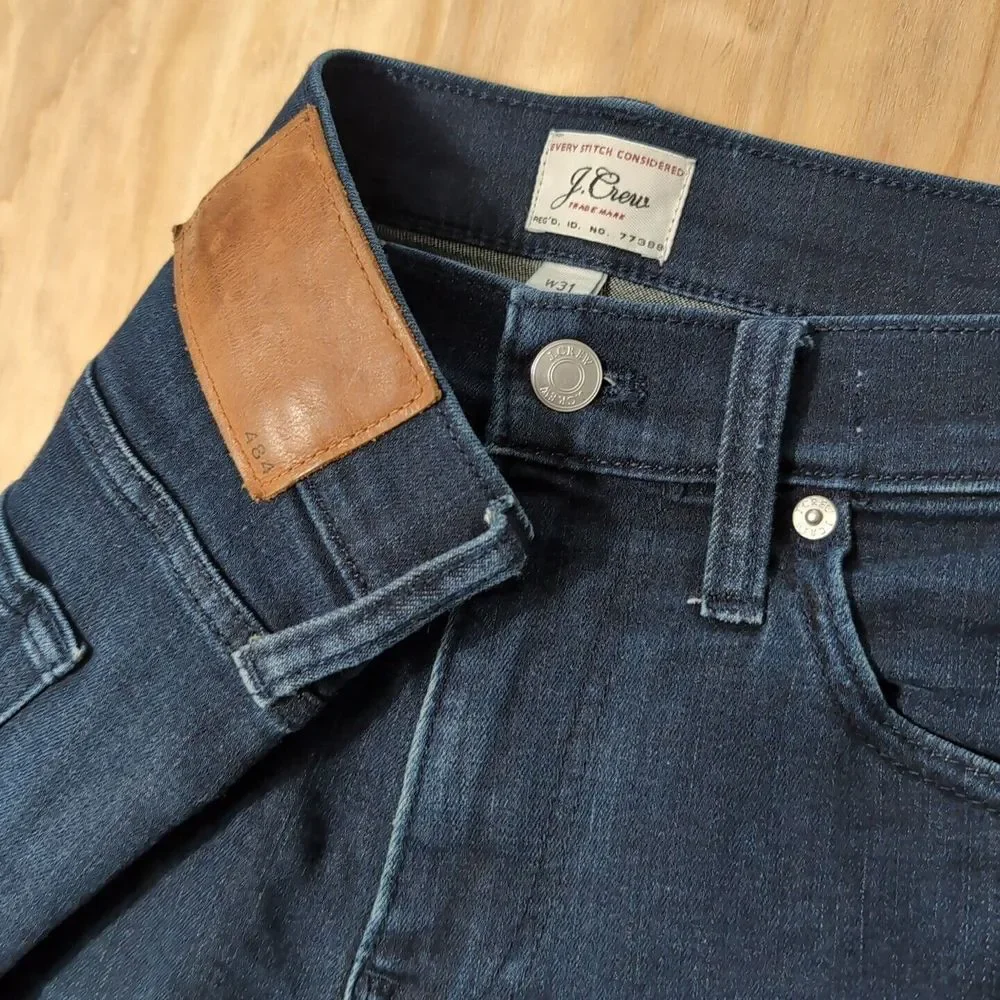 J. Crew 484 Slim Denim Jeans Men's Size W33